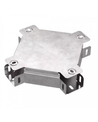 Х-образный ответвитель с крышкой Стандарт 50х50 Промрукав (PR16.0573) в Стерлитамаке Аксессуары для лотков Pintop.ru