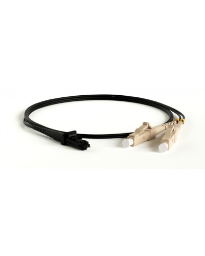 Патч-корд волоконно-оптический Hyperline FC-D2-62-FC/PR-LC/PR-H-5M-LSZH-BK в Стерлитамаке Патч-корды оптические Pintop.ru