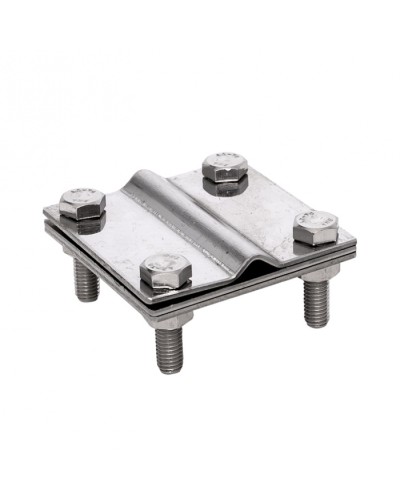 Зажим полоса 40 - прут 10 (3 пластины 70x70мм) Ni EKF PROxima (lp-3101-ni) в Стерлитамаке Электротехническое оборудование Pintop.ru