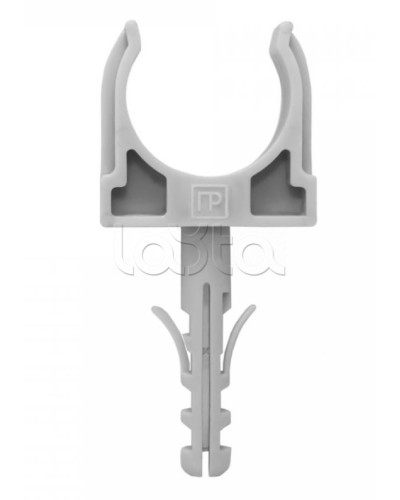 Крепеж-клипса с дюбелем серая д25 в малой упаковке (10шт/450шт уп/кор) Промрукав (PR13.0317) в Стерлитамаке Крепеж: Дюбели, шурупы, саморезы Pintop.ru