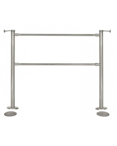 Стойка стационарная Ростов-Дон ОБ1/2-1 у (Хром) в Стерлитамаке Ограждения Pintop.ru