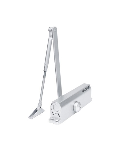 Доводчик NOTEDO DC-160 DA EN1-5, с задержкой закрывания, с рычажной тягой, (коричневый) (RAL8016) в Стерлитамаке Доводчики Pintop.ru