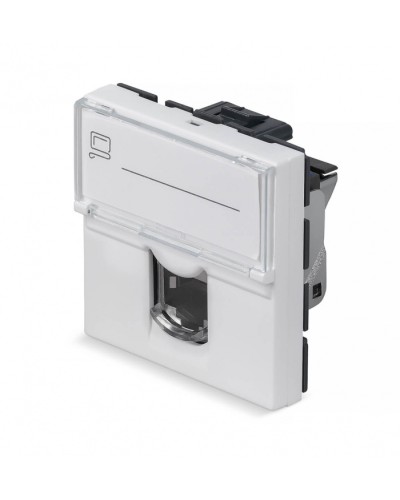 Модуль Keystone Jack RJ-45(8P8C), 180 градусов, категория 6, экранированная Cabeus (KJ-RJ45-Cat.6-SH-180T-FP-L-45) в Стерлитамаке Модули Keystone Pintop.ru