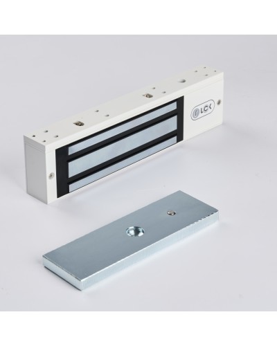 R-Lock RL-EM350-L0W - Электромагнитный замкок, 350кг, DC12/24B, цвет белый, RAL9016(белый) в Стерлитамаке Электромагнитные замки Pintop.ru