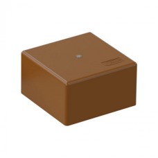 SD3 Коробка распределительная для о/п, для монтажного пистолета 75x75x40мм, (корич.) Экопласт (72932B)