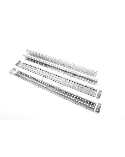 Шина монтажная 23х73 с держателем для шкафов EMS высота/ширина/глубина 500 мм Elbox EMS-RM-73.23.500 в Стерлитамаке Аксессуары для стоек и шкафов Pintop.ru