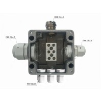 Металлическая коробка соединительная Магнито-контакт МКС 2ВК «МОРОЗ» с датчиком вскрытия корпуса (тампером), IP66/IP68