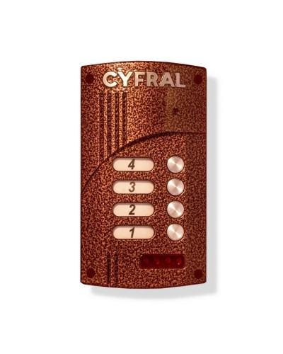 Малоабонентный блок вызова прямой адресации Цифрал M-4.1M в Стерлитамаке Блоки вызова многоабонентные Pintop.ru