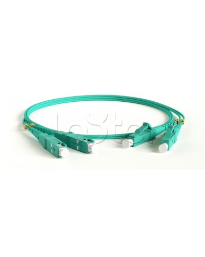 Патч-корд волоконно-оптический Hyperline FC-D2-50-LC/PR-SC/PR-H-3M-LSZH-OR в Стерлитамаке Патч-корды оптические Pintop.ru