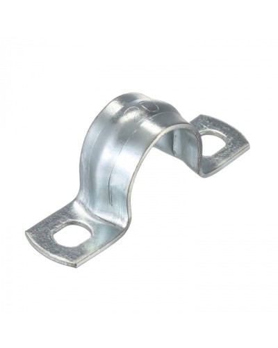 Скоба оцинк. с двумя отверстиями, для трубы D20мм (5шт) Экопласт (43620-5) - Скоба оцинкованная с двумя отверстиями, для трубы D20мм (5шт) Экопласт в Стерлитамаке Держатели, клипсы, скобы Pintop.ru