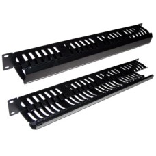 Органайзер кабельный 19" 1U c крышкой на 24 порта TWT TWT-ORG/CV24-1U