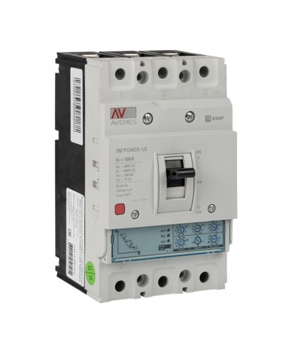 Автоматический выключатель AV POWER-1/3 160А 50kA ETU2.0 EKF (Автоматический выключатель AV POWER-1/3 160А 50k в Стерлитамаке Электротехническое оборудование Pintop.ru