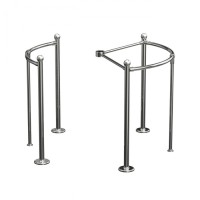 Ограждение Ростов-Дон Ол-р (Хром) ЛЮКС (0091)