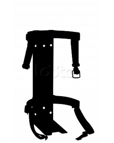 Кронштейн ПОЖТЕХНИКА КТР-8/9 на 2 ремнях (d180-185) для ОП/ОВП-8, ОП/ОВЭ-9 в Стерлитамаке Аксессуары для огнетушителей Pintop.ru