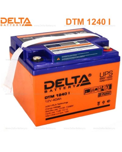 Аккумулятор свинцово-кислотный Delta DTM 1240 I в Стерлитамаке Электротехническое оборудование Pintop.ru