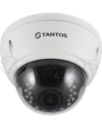 IP-камера видеонаблюдения уличная купольная Tantos TSi-Ve25VPA (2.8-12) в Стерлитамаке IP-камеры Pintop.ru