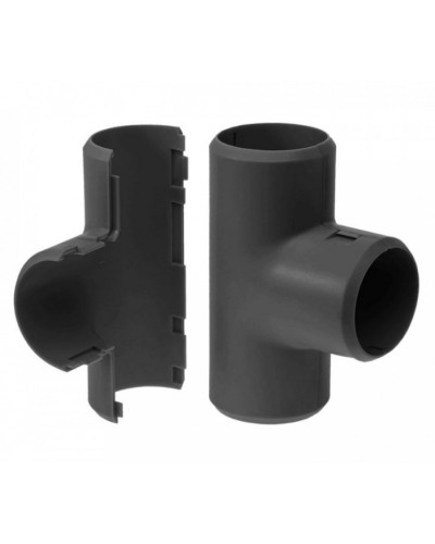 Тройник разборный черный д32 (1шт/200шт уп/кор) Промрукав (PR13.0180) в Стерлитамаке Повороты, муфты, тройники Pintop.ru