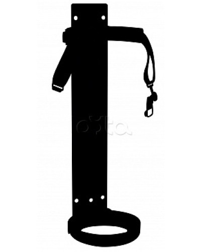 Кронштейн ПОЖТЕХНИКА КТР-ОУ-5 (d140-145) (на 1 ремне) в Стерлитамаке Аксессуары для огнетушителей Pintop.ru