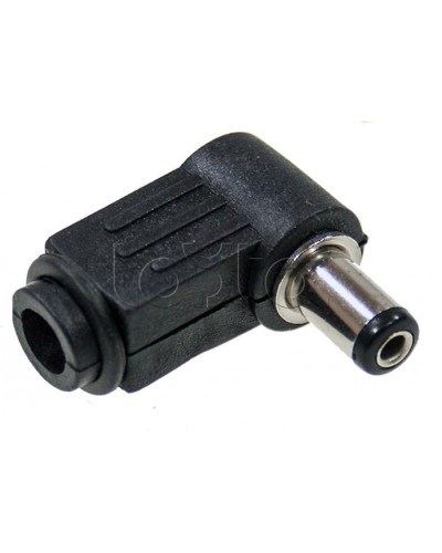 Разъем питания штекер 2.1х5.5x10мм угловой (50шт/уп) REXANT 14-0312 в Стерлитамаке Коннекторы Pintop.ru