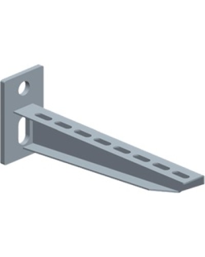 Консоль перфорированная для лотка шириной 200мм LANMASTER LAN-MT-BP200-EZ в Стерлитамаке Аксессуары для лотков Pintop.ru