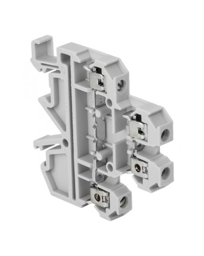 Клемма винтовая двухуровневая JXB-4/35 серая EKF (plc-jxb-2-4/35gy) в Стерлитамаке Клеммные колодки Pintop.ru