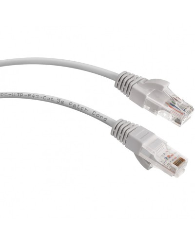 Шнур коммутационный 2xRJ-45/8P8C U/UTP кат.5е (1,5 м) Cabeus PC-UTP-RJ45-Cat.5e-1.5m в Стерлитамаке Патчкорды (медные) Pintop.ru