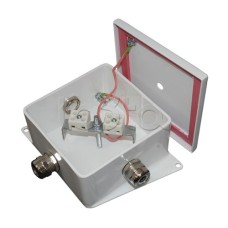 Коробка монтажная огнестойкая Гефест КМ-О (4к)-IP66-120х120, восемь вводов