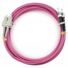 Шнур оптический duplex SC-ST 50/125 mm OM4 20м LSZH Cabeus FOP-50-OM4-SC-ST-20m