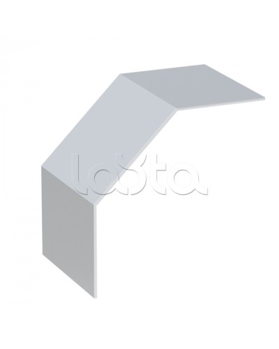 Крышка на угол 90 градусов верт. внеш. лестн. усиленная 150x400 мм (2 мм) HDZ EKF (kvoltp90150400-2-HDZ) в Стерлитамаке Аксессуары для лотков Pintop.ru