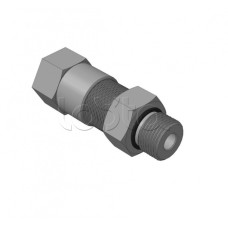 Кабельный ввод для бронированного кабеля с уплотнением внутренней оболочки кабеля резьбой G1/2, внешним диаметром кабеля D= 8-12мм и проходным диаметром кабеля d= 4-8 мм Спектрон КВБ-12/8-Н-G1/2