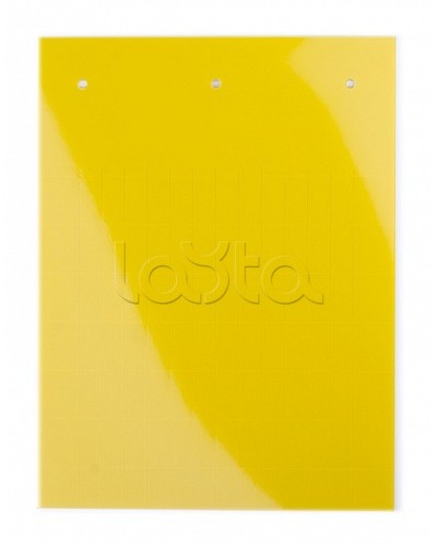 Табличка полужесткая. Клейкое основание. ПВХ-0,5. Желтая DKC TAS128AY в Стерлитамаке Аксессуары для лотков Pintop.ru