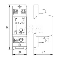 Устройство защиты Forteza Блок БГр-220В АС