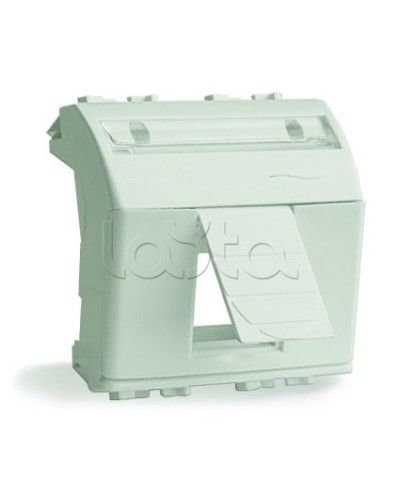 Адаптер для информационных разъемов Keystone, белый, 2 мод DKC 76613B в Стерлитамаке Аксессуары для кабель-канала Pintop.ru