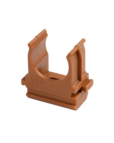 Крепёж-клипса для труб АБС-пластик бук д25 (100шт/1000шт уп/кор) Промрукав (PR13.0047) в Стерлитамаке Держатели, клипсы, скобы Pintop.ru