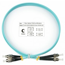 Шнур оптический duplex FC-ST 50/125 mm OM3 1м LSZH Cabeus FOP-50-FC-ST-1m