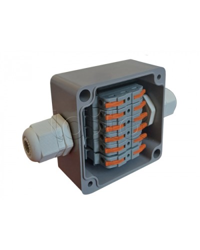 Коробка пылевлагонепроницаемая клеммная G366 А Wago АЯКС IP66/IP65, 82x80x55 Магнито-контакт в Стерлитамаке Распределительные коробки Pintop.ru