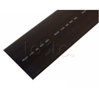 Термоусадочная трубка 50.0 / 25.0 мм 1м белая (10шт/уп) REXANT 25-0006