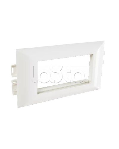 Суппорт с рамкой на 2 поста (45х45) в профиль для кабельных каналов 100х50, 105х50 SPL 100008S в Стерлитамаке Аксессуары для кабель-канала Pintop.ru