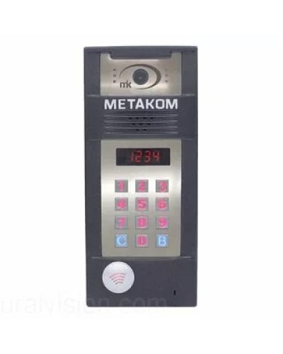 Многоабонентый антивандальный блок вызова со встроенной гибридной видеокамерой Метаком в Стерлитамаке Блоки вызова многоабонентные Pintop.ru