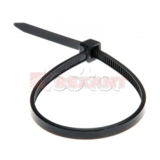 Хомут-стяжка нейлоновый 2.5х120 мм чёрный (100шт/уп) REXANT 07-0121