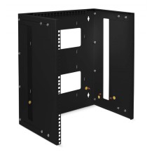 Кронштейн настенный 19" 12U, цвет черный Cabeus NC-12U-BK