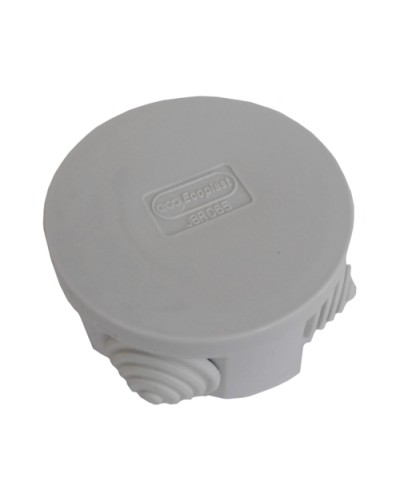 Коробка распределительная о/п с крышкой D65х35 мм, 4 вых. Экопласт 44004 в Стерлитамаке Распределительные коробки Pintop.ru