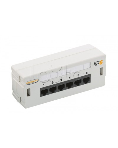 Патч-панель 19, 6xRJ45 NIKOMAX (NMC-WP06UE2-GY) в Стерлитамаке Патч панель Pintop.ru