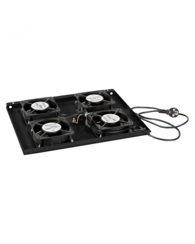 Панель вентиляционная с 4 вентиляторами Cabeus TRAY-60-BK в Стерлитамаке Вентиляторные модули Pintop.ru