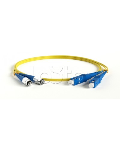 Патч-корд волоконно-оптический Hyperline FC-D2-9-FC/UR-SC/UR-H-2M-LSZH-YL в Стерлитамаке Патч-корды оптические Pintop.ru