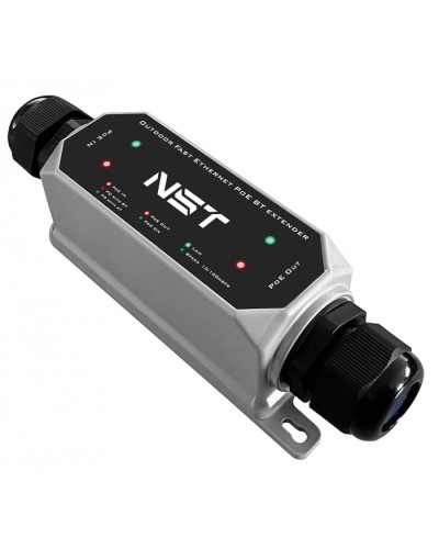Уличный Ultra PoE удлинитель Fast Ethernet до 250м на 1 порт NST NS-EX-1FP/W в Стерлитамаке Дополнительное оборудование для сетей Pintop.ru