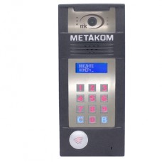 Многоабонентый антивандальный блок вызова со встроенной видеокамерой Метаком MК2018-MFCGV