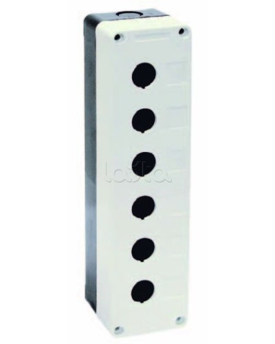 Корпус КП105(6) для кнопок 5(6) мест IEK BKP10-6-K01 в Стерлитамаке Аксессуары для стоек и шкафов Pintop.ru