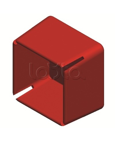 Заглушка торцевая для одиночного профиля LAS и двойного профиля DBL/DBM ДКС BPO4141 в Стерлитамаке Аксессуары для лотков Pintop.ru