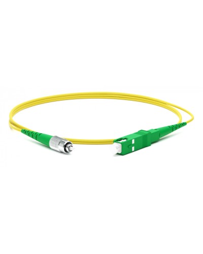 Патч-корд волоконно-оптический Hyperline FC-S2-9-ST/AR-ST/AR-H-3M-LSZH-YL в Стерлитамаке Патч-корды оптические Pintop.ru